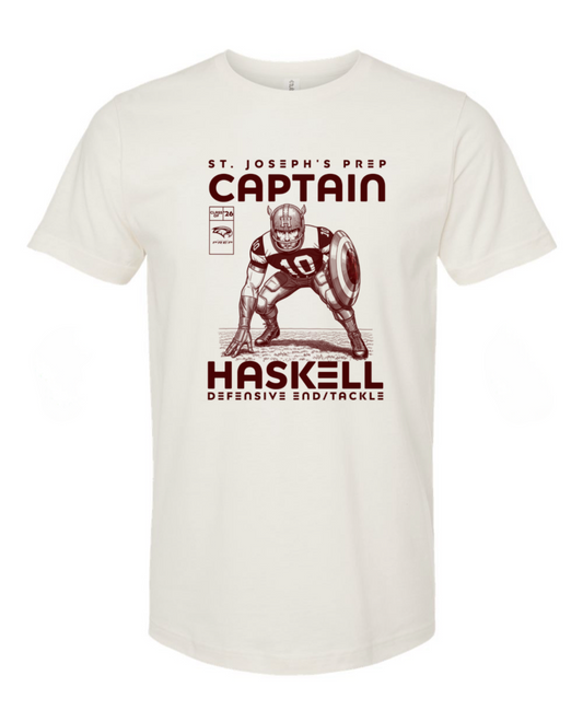 Captain Haskell Tee (Vintage White)